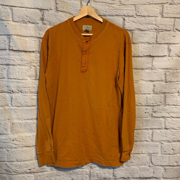 L.L. Bean Other - L.L. Bean men medium rust orange shirt 5055